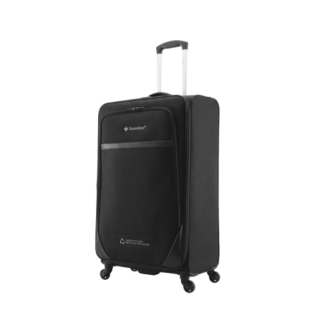Duża walizka Saxoline Soft czarna 120l